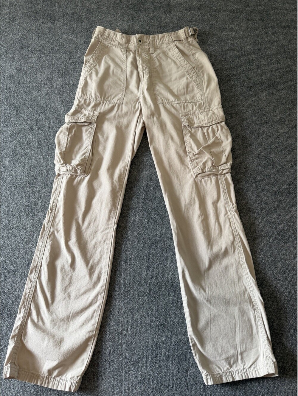 Bershka Tan Cargo Pants S